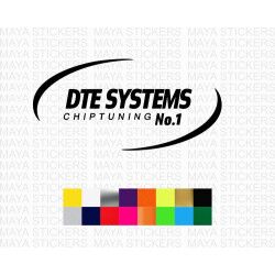 DTE Systems Chip Tuning No. 1 logo car stickers