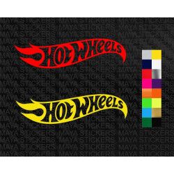Hot wheels stickers for cars, bikes and others ( set of 2 stickers )