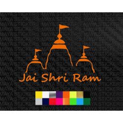 Jai Shri Ram decal sticker for cars, bikes, laptops 