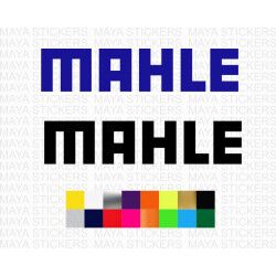 Mahle logo stickers for cars and motorcycles ( Pair of 2 )