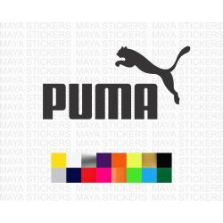 Puma full logo decal sticker for cars, laptops, motorcycles, helmets