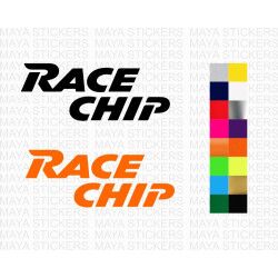 Race Chip logo stickers for cars 