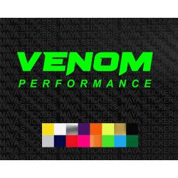Venom performance logo car stickers