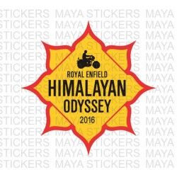 Himalayan Odyssey stickers for Royal Enfield with custom year