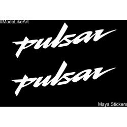 Pulsar logo bike and helmets stickers 