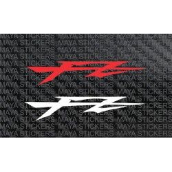 FZ logo stickers for Yamaha FZ, FZS and helmets. ( Pair of 2 )