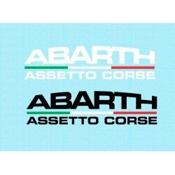 Abarth Assetto Corse logo sticker for cars