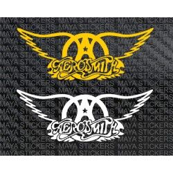 Aerosmith logo decal stickers in custom colors