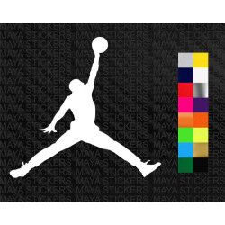 Air Jordan Jumpman logo stickers for cars, bikes, laptops and others