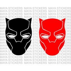 Black panther decal sticker for cars, bikes, laptops