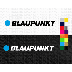 Blaupunkt logo car stickers ( Pair of 2 )