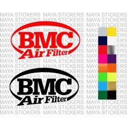 BMC air filter logo stickers in custom colors and sizes ( Pair of 2 stickers )