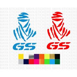 BMW GS dakar stickers for motorcycles and helmets