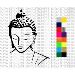 Buddha decal sticker for cars, bikes, laptops