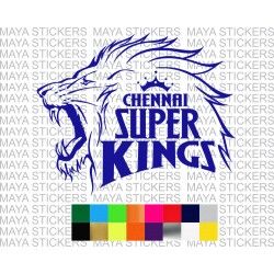 Chennai superkings  IPL team decal sticker for bikes, cars, laptops
