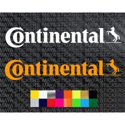 Continental tires logo stickers for cars and motorcycles ( Pair of 2 )