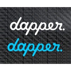 Dapper decal stickers for Cars, motorcycles, laptops