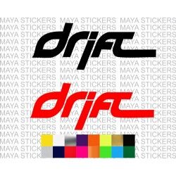 Drift logo sticker for cars and motorcycles