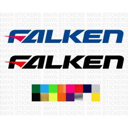 Falken tires logo car stickers ( Pair of 2 stickers )