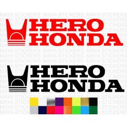 Hero honda logo bike stickers ( Pair of 2 stickers )