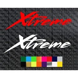 Hero Xtreme logo bike stickers ( Pair of 2 stickers )