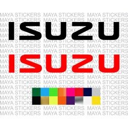 ISUZU logo sticker for cars