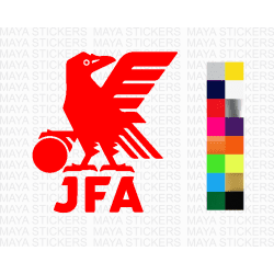 Japan National football team JFA decal for cars, bikes, laptops