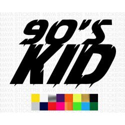 90s kid sticker for cars, bikes, laptops and others