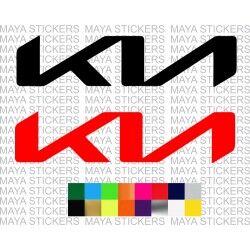 New Kia logo decal sticker for cars ( Pair of 2 stickers )