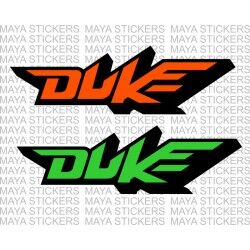 KTM duke logo stickers for bikes and helmets