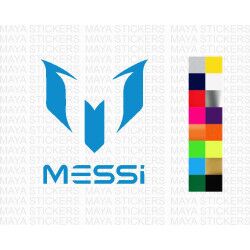 Messi M full logo sticker for cars, bikes, laptops and others