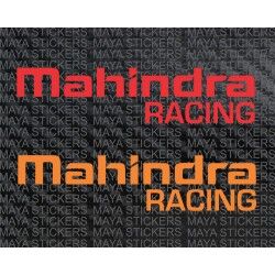 Mahindra Racing logo stickers for Mahindra cars and bikes.
