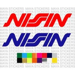Nissin logo stickers for cars and motorcycles