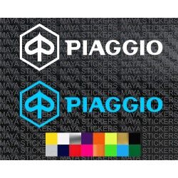 Piaggio logo decal stickers for Bikes, scooters (Pair of 2 )