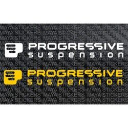 Progressive suspension logo decal stickers for motorcycle forks ( Pair of 2 )