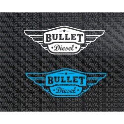 Bullet Diesel toolbox logo decal stickers ( Pair of 2 )