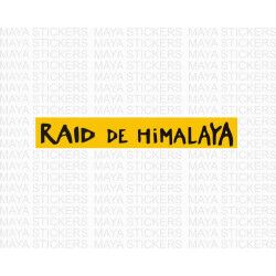 Raid De Himalaya logo stickers for cars and bikes