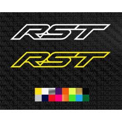 RST logo bike stickers ( Pair of 2 stickers )