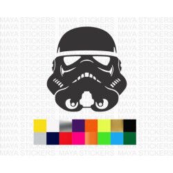 Stormtrooper sticker / decal for bikes, cars, laptop.