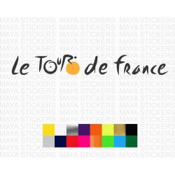 Tour de France logo bicycle stickers