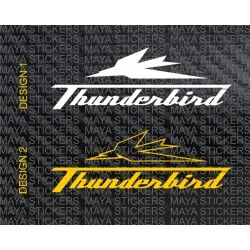 Triumph thunderbird logo decal sticker for bikes and helmet