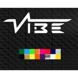 Vibe audio logo stickers for cars, music systems, Speakers and others