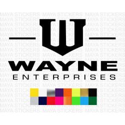 WAYNE Enterprises logo stickers for cars, bikes, laptops, wall and others
