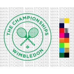 Wimbledon decal stickers for cars, laptops