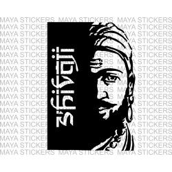 Shivaji Maharaj sticker for Cars, bikes and laptop